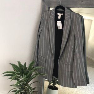 Grey Pinstripe blazer